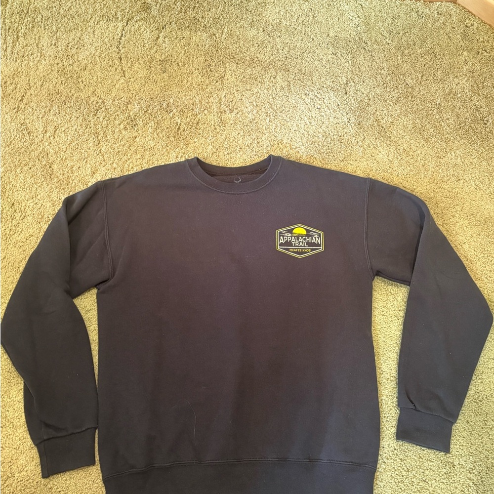 Navy Blue Men's Sweater Crewneck